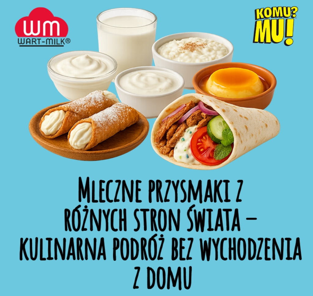 Mleczne przysmaki z różnych stron świata – kulinarna podróż bez wychodzenia z domu