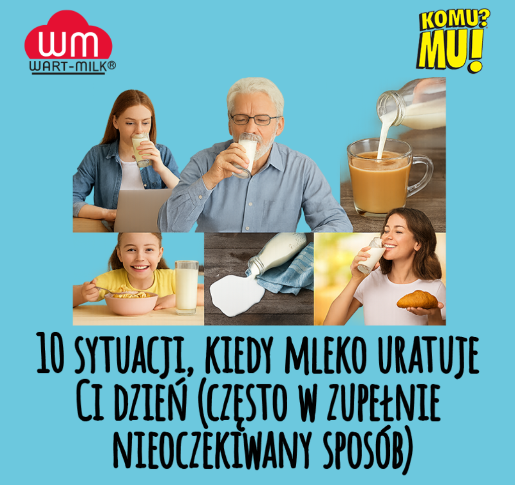 10 sytuacji, kiedy mleko uratuje Ci dzień (często w zupełnie nieoczekiwany sposób)